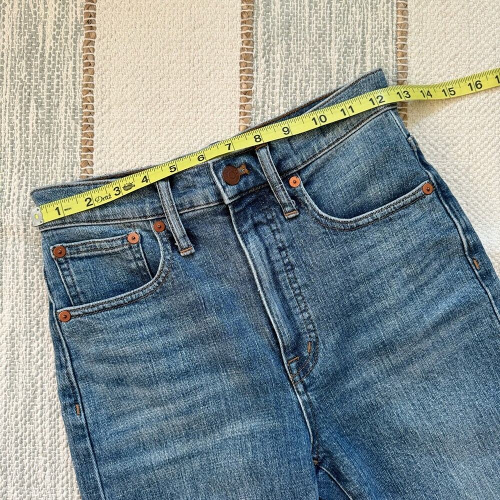 Madewell Classic Straight Jeans in Cristoforo Wash: Selvedge Edition Women’s 24 - Picture 6 of 12